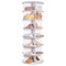 Revolving Shoe Rack Tower Round Carousel Shoe Organizer for Bedroom Entryway